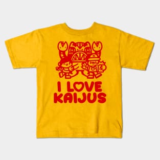 Kaijus just need friends III Kids T-Shirt
